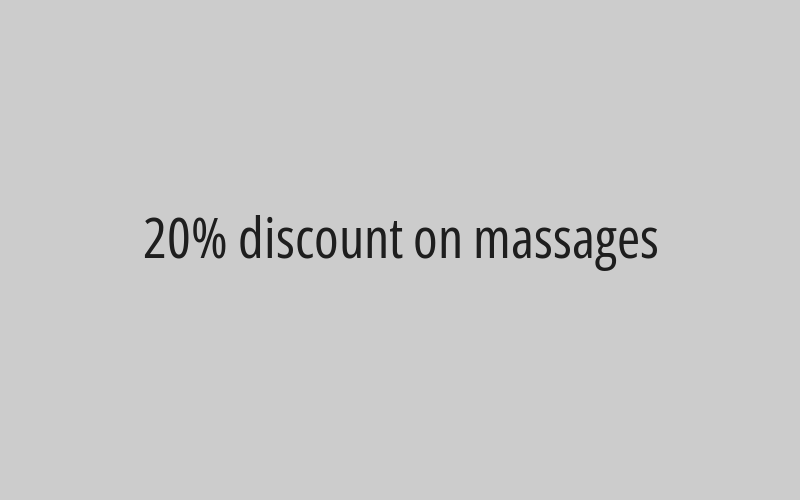 20% discount on the club