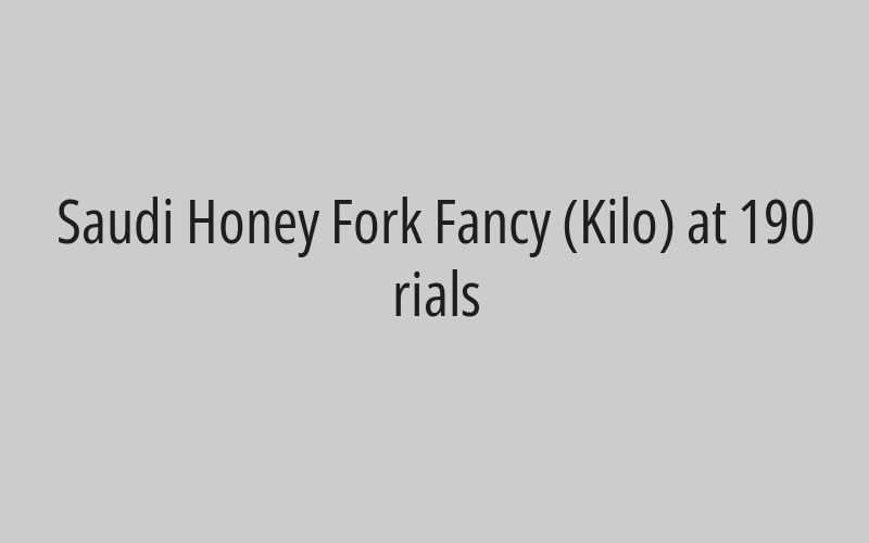 Saudi Arabian Mountain Honey Fancy (Kilo) at 270 rials