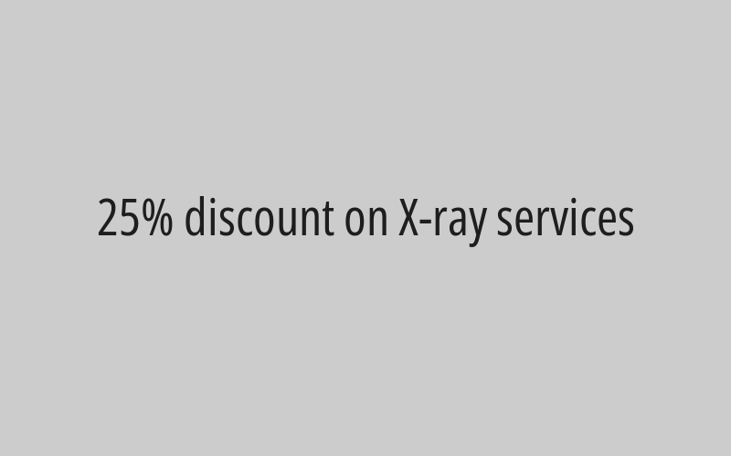 20% discount on dental services