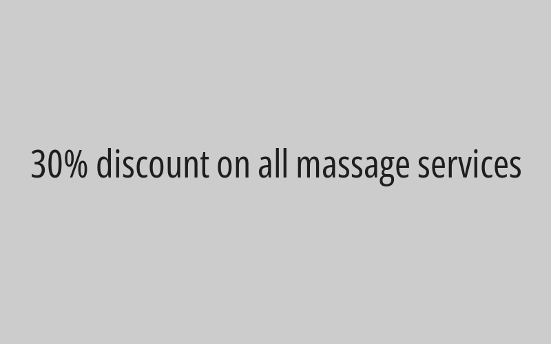 4 sessions 45 minute massage + 5th free within one month