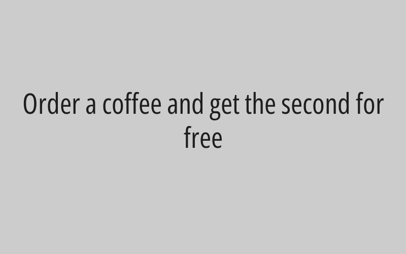 20% discount on the total bill