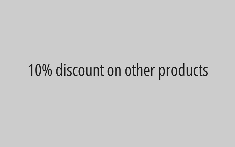 10% discount on other products